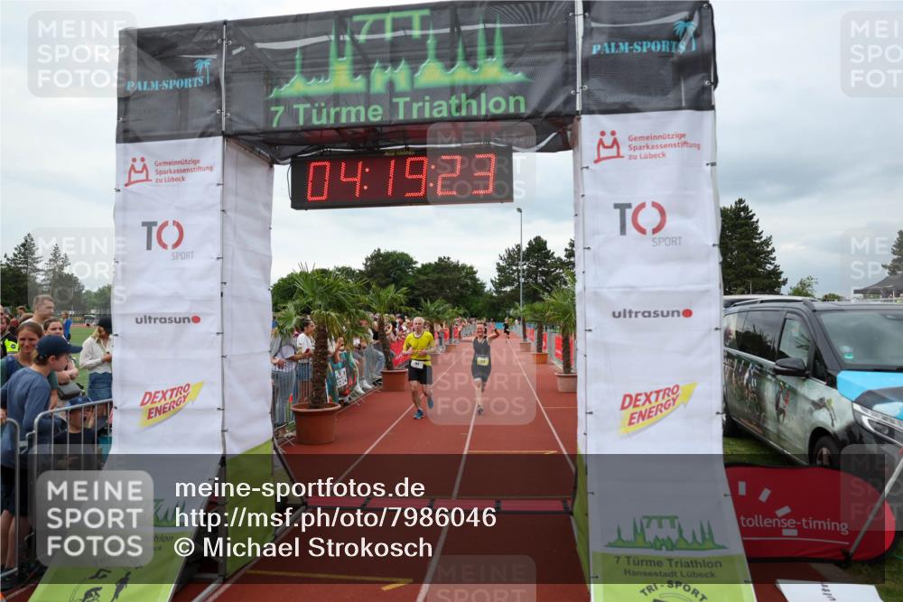 15.06.2025 - 7 Türme Triathlon Michael Strokosch http://msf.ph/oto/7986046 15.06.2025 14:19:22 Ziel 193, 806, 968 meine-sportfotos.de