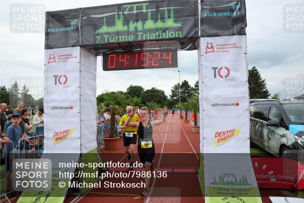 15.06.2025 - 7 Türme Triathlon Michael Strokosch http://msf.ph/oto/7986136 15.06.2025 14:19:24 Ziel 193, 806 meine-sportfotos.de