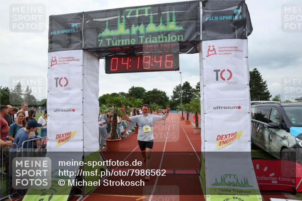 15.06.2025 - 7 Türme Triathlon Michael Strokosch http://msf.ph/oto/7986562 15.06.2025 14:19:46 Ziel 704, 878, 931, 1117, 1191 meine-sportfotos.de