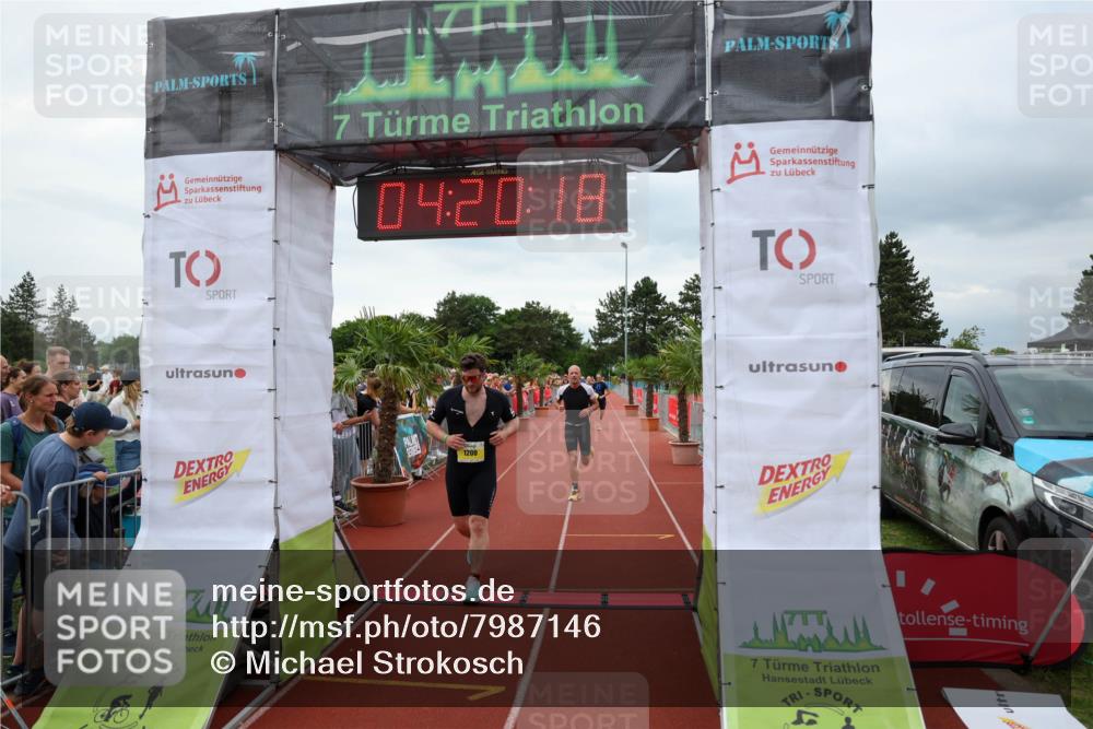 15.06.2025 - 7 Türme Triathlon Michael Strokosch http://msf.ph/oto/7987146 15.06.2025 14:20:17 Ziel 536, 906, 1026, 1174, 1200 meine-sportfotos.de