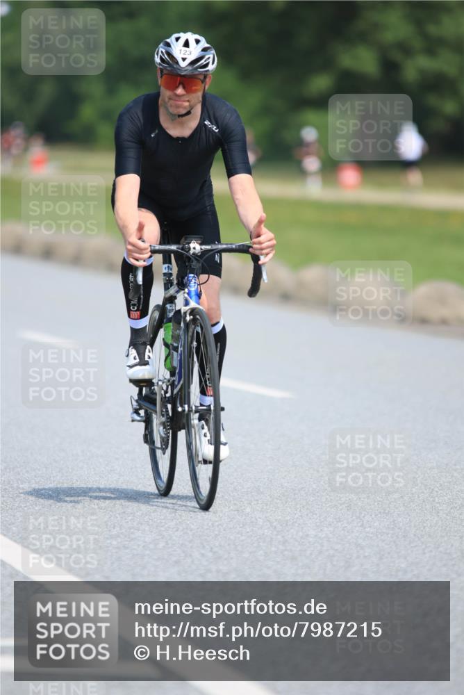 15.06.2025 - 27. Vierlanden-Triathlon H.Heesch http://msf.ph/oto/7987215 15.06.2025 11:36:52 Radfahren 123, 642 meine-sportfotos.de