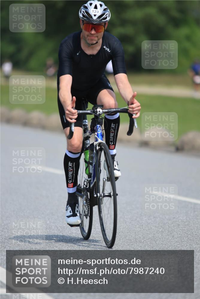 15.06.2025 - 27. Vierlanden-Triathlon H.Heesch http://msf.ph/oto/7987240 15.06.2025 11:36:52 Radfahren 123, 642 meine-sportfotos.de