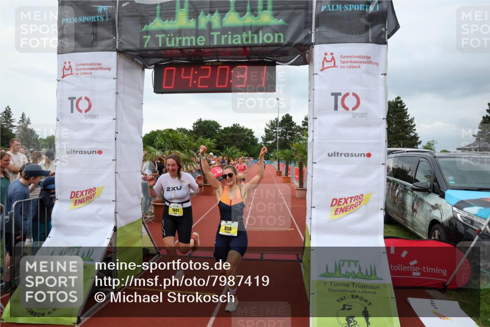 15.06.2025 - 7 Türme Triathlon Michael Strokosch http://msf.ph/oto/7987419 15.06.2025 14:20:31 Ziel 435, 515, 750, 796, 858, 1041 meine-sportfotos.de