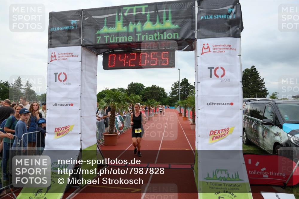 15.06.2025 - 7 Türme Triathlon Michael Strokosch http://msf.ph/oto/7987828 15.06.2025 14:20:55 Ziel 602, 954, 1178 meine-sportfotos.de