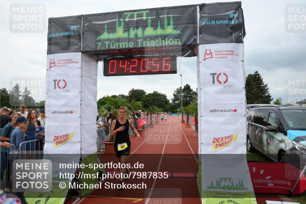 15.06.2025 - 7 Türme Triathlon Michael Strokosch http://msf.ph/oto/7987835 15.06.2025 14:20:55 Ziel 602, 954, 1178 meine-sportfotos.de
