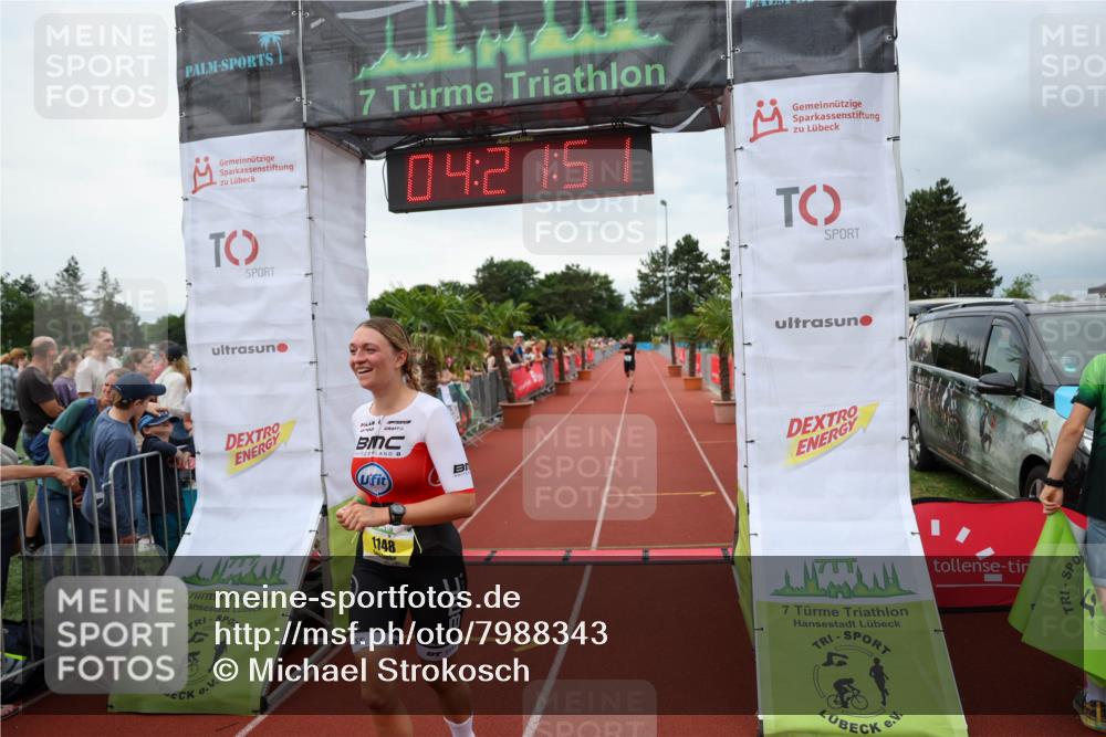 15.06.2025 - 7 Türme Triathlon Michael Strokosch http://msf.ph/oto/7988343 15.06.2025 14:21:50 Ziel 470, 1148 meine-sportfotos.de