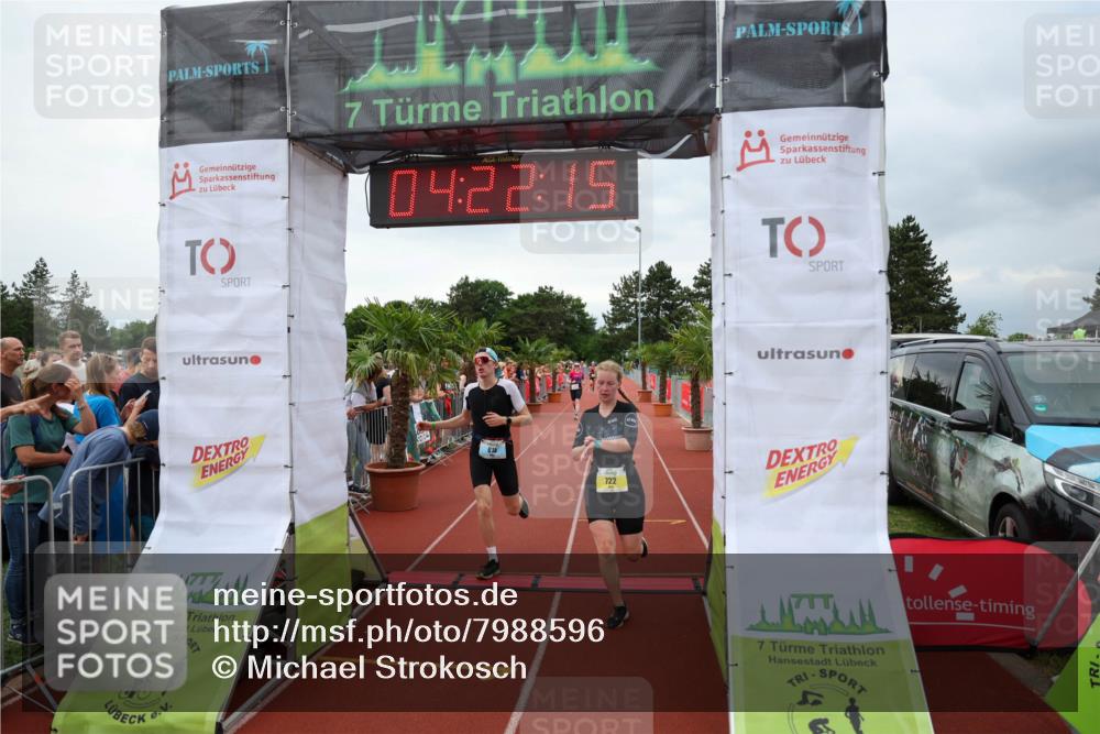 15.06.2025 - 7 Türme Triathlon Michael Strokosch http://msf.ph/oto/7988596 15.06.2025 14:22:15 Ziel 615, 705, 722, 1013 meine-sportfotos.de