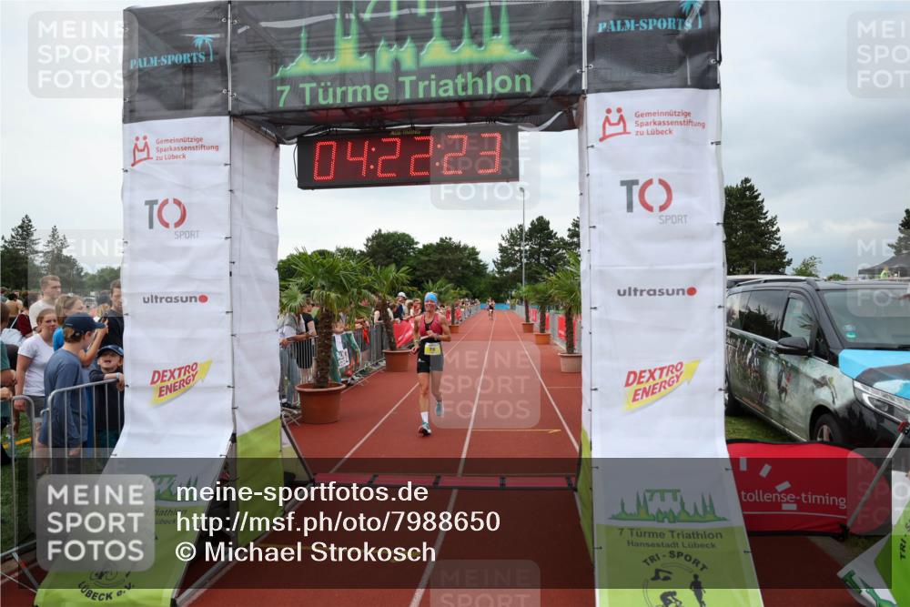 15.06.2025 - 7 Türme Triathlon Michael Strokosch http://msf.ph/oto/7988650 15.06.2025 14:22:23 Ziel 615, 718, 722, 903 meine-sportfotos.de