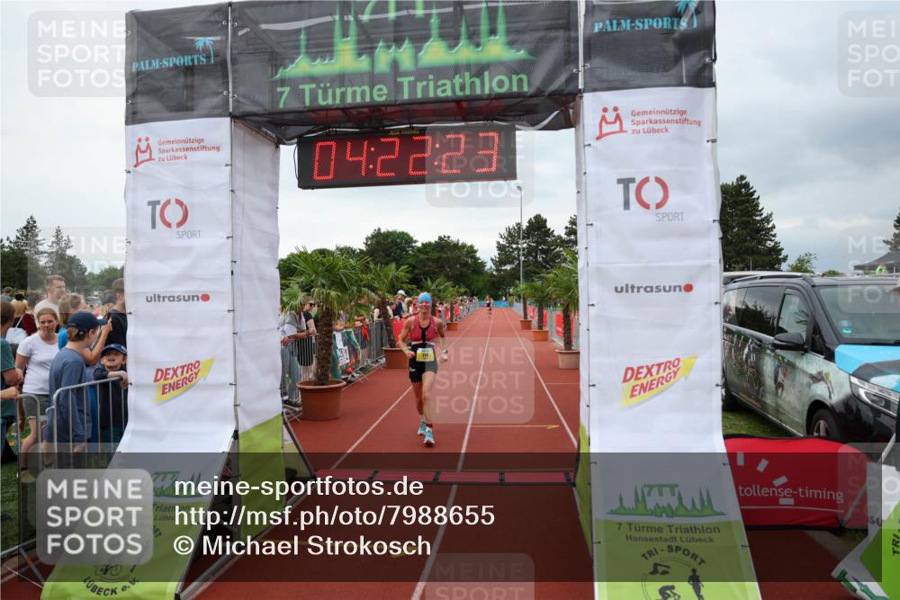 15.06.2025 - 7 Türme Triathlon Michael Strokosch http://msf.ph/oto/7988655 15.06.2025 14:22:23 Ziel 615, 718, 722, 903 meine-sportfotos.de