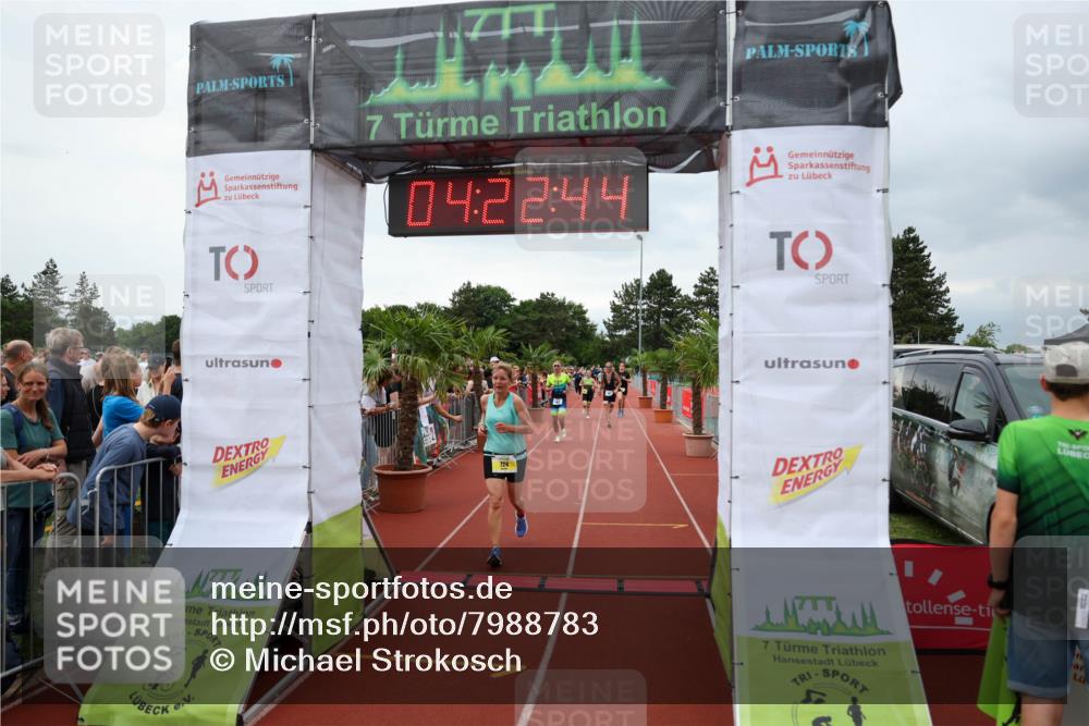 15.06.2025 - 7 Türme Triathlon Michael Strokosch http://msf.ph/oto/7988783 15.06.2025 14:22:43 Ziel 423, 724, 1000, 1042 meine-sportfotos.de