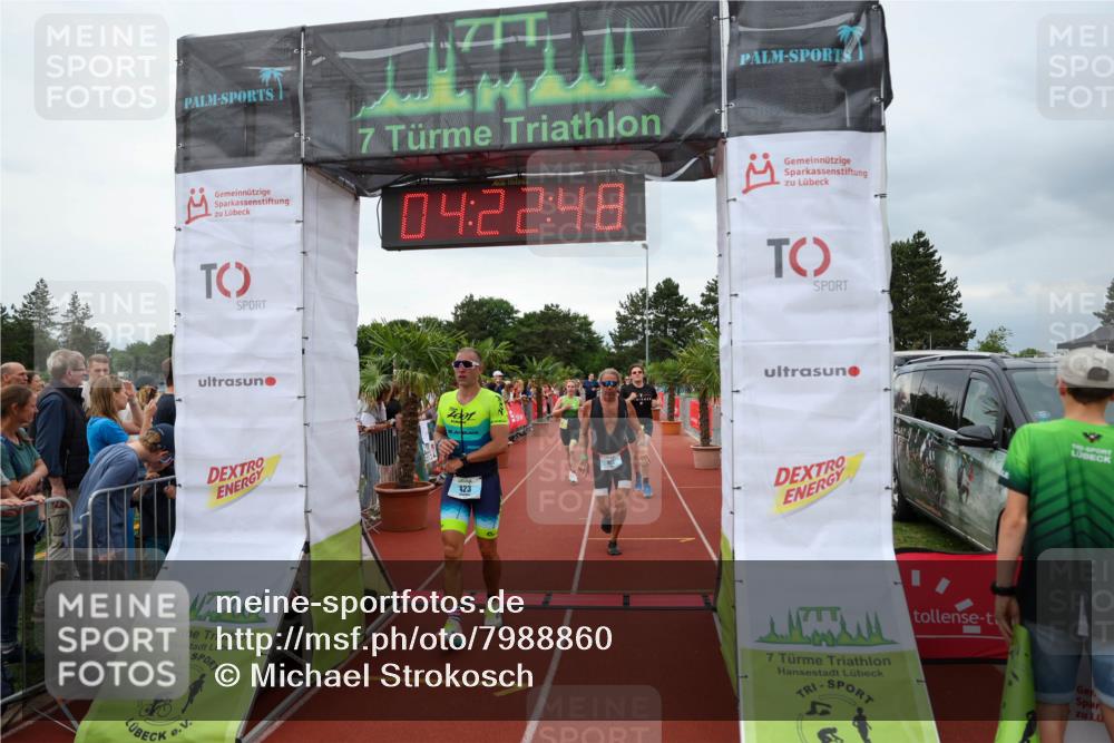 15.06.2025 - 7 Türme Triathlon Michael Strokosch http://msf.ph/oto/7988860 15.06.2025 14:22:48 Ziel 423, 497, 724, 754, 761, 958 meine-sportfotos.de
