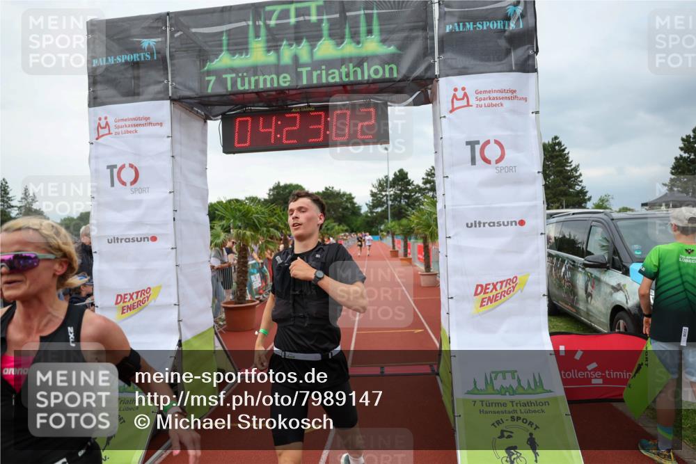 15.06.2025 - 7 Türme Triathlon Michael Strokosch http://msf.ph/oto/7989147 15.06.2025 14:23:02 Ziel 437, 510, 820, 893 meine-sportfotos.de