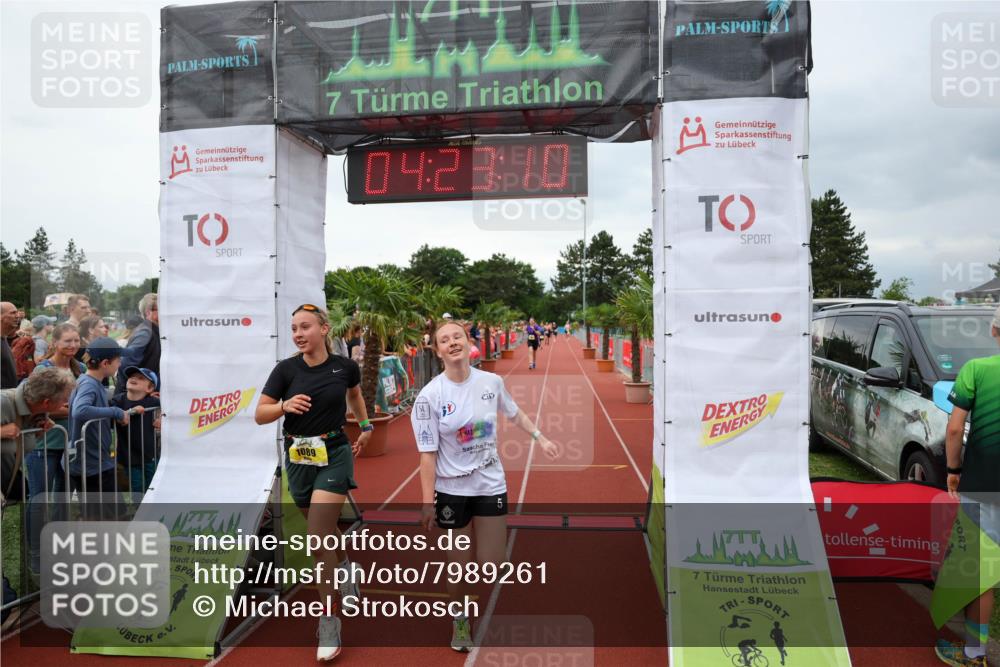 15.06.2025 - 7 Türme Triathlon Michael Strokosch http://msf.ph/oto/7989261 15.06.2025 14:23:10 Ziel 1058, 1089, 1099 meine-sportfotos.de