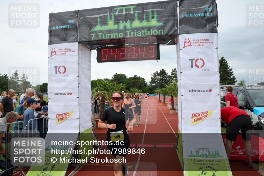 15.06.2025 - 7 Türme Triathlon Michael Strokosch http://msf.ph/oto/7989846 15.06.2025 14:23:43 Ziel 622, 632, 711, 905, 1179 meine-sportfotos.de