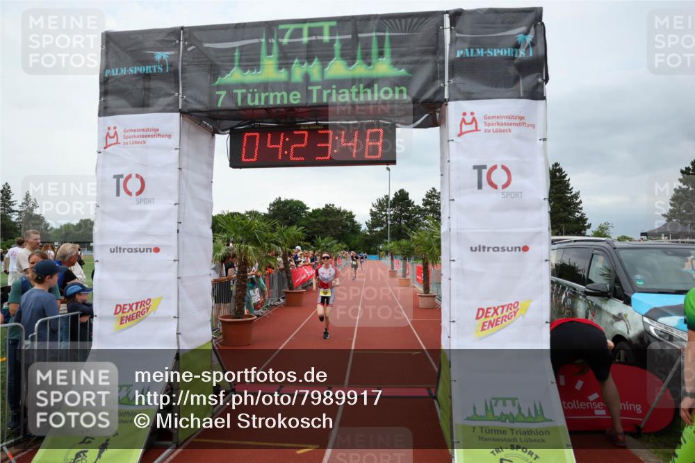 15.06.2025 - 7 Türme Triathlon Michael Strokosch http://msf.ph/oto/7989917 15.06.2025 14:23:48 Ziel 622, 632, 711, 823, 1179 meine-sportfotos.de