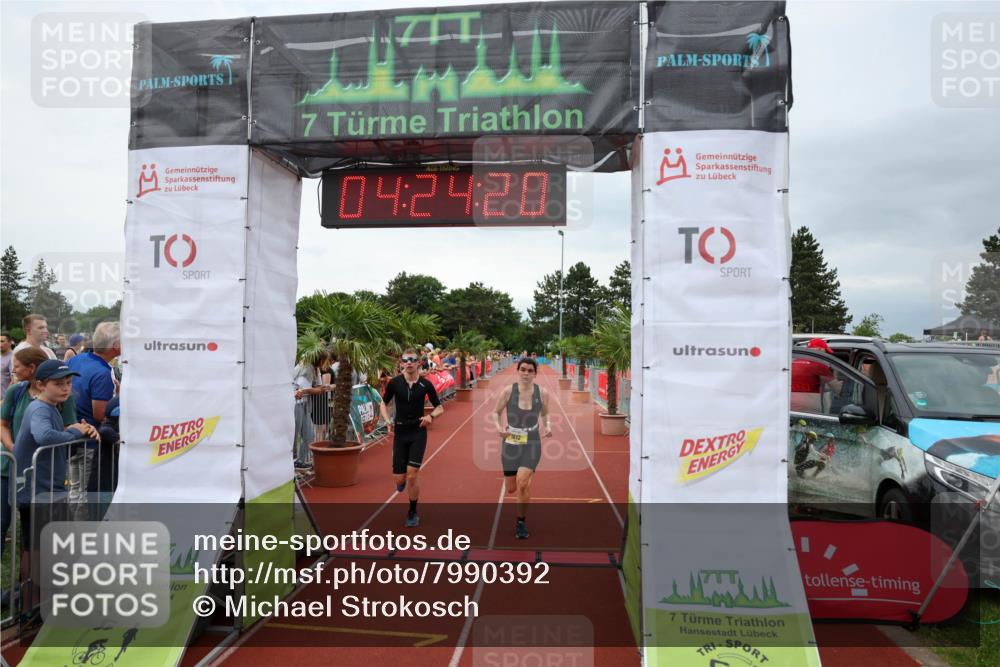 15.06.2025 - 7 Türme Triathlon Michael Strokosch http://msf.ph/oto/7990392 15.06.2025 14:24:19 Ziel 436, 664, 822, 1012 meine-sportfotos.de