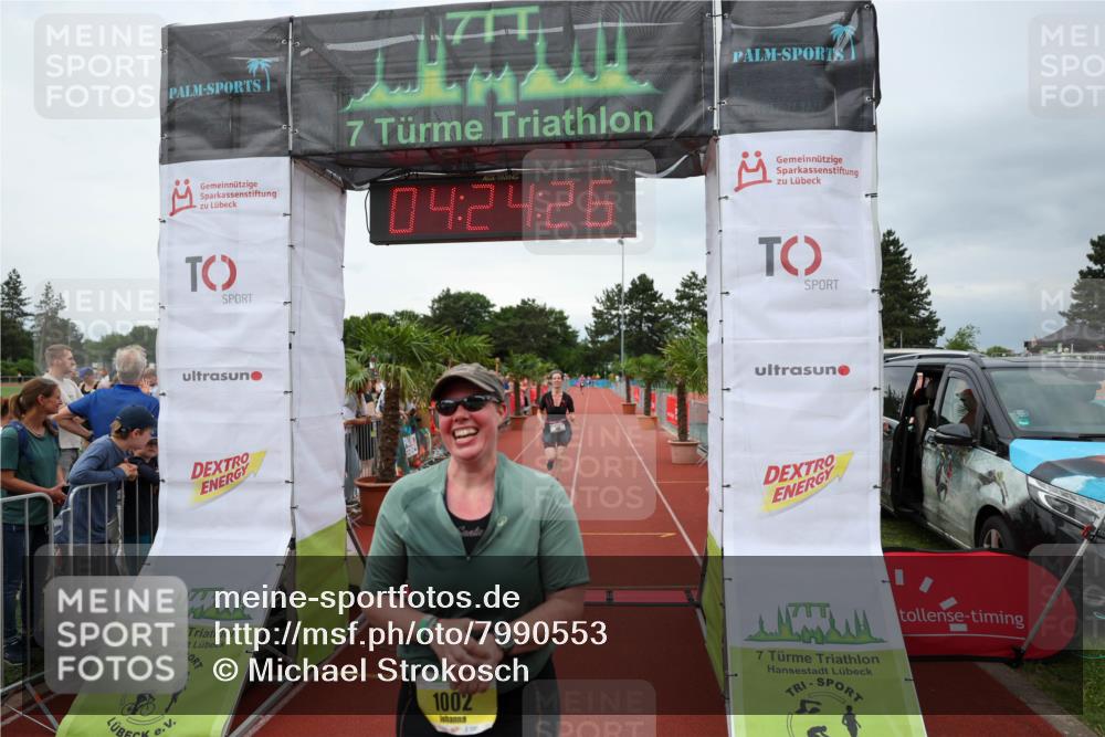 15.06.2025 - 7 Türme Triathlon Michael Strokosch http://msf.ph/oto/7990553 15.06.2025 14:24:25 Ziel 198, 436, 1002, 1012 meine-sportfotos.de