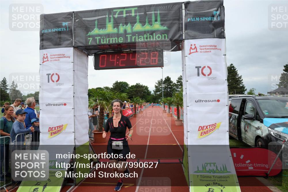 15.06.2025 - 7 Türme Triathlon Michael Strokosch http://msf.ph/oto/7990627 15.06.2025 14:24:27 Ziel 198, 436, 1002, 1012 meine-sportfotos.de
