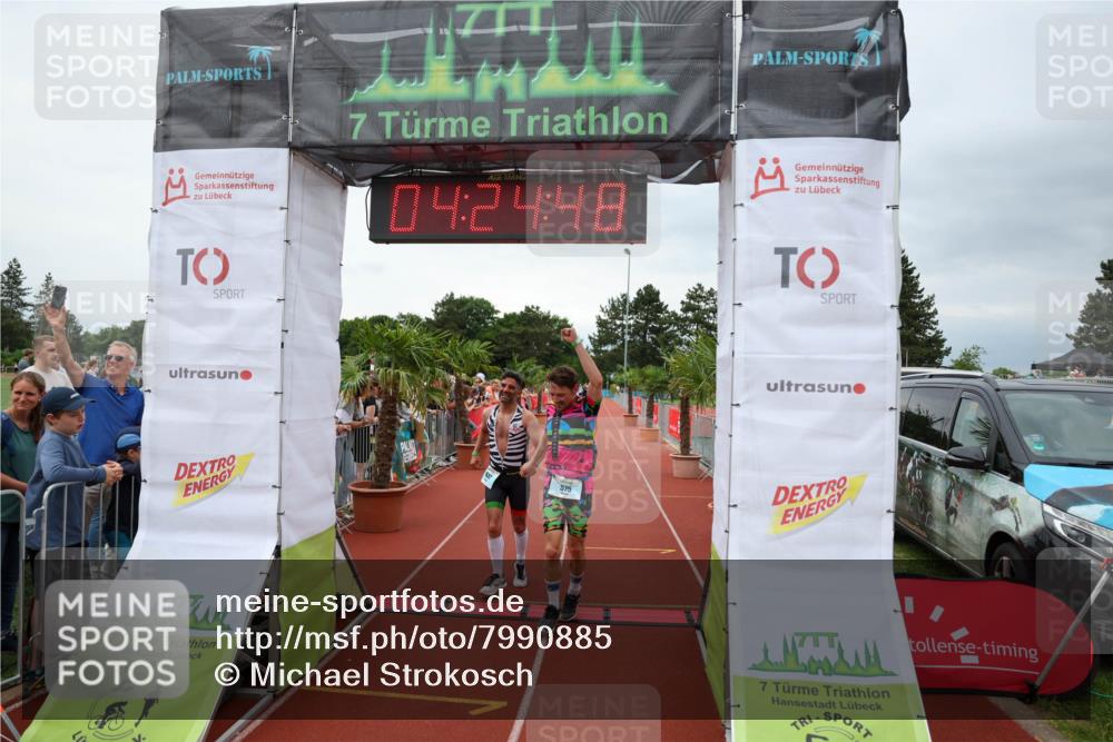 15.06.2025 - 7 Türme Triathlon Michael Strokosch http://msf.ph/oto/7990885 15.06.2025 14:24:47 Ziel 575, 764, 1021, 1046, 1080 meine-sportfotos.de