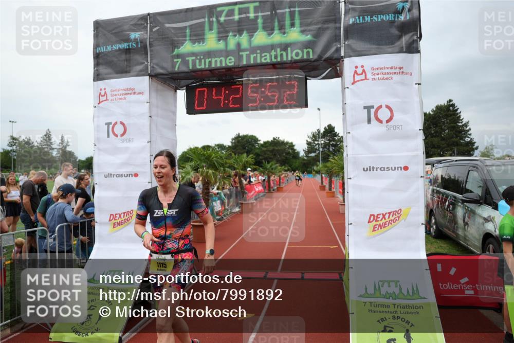 15.06.2025 - 7 Türme Triathlon Michael Strokosch http://msf.ph/oto/7991892 15.06.2025 14:25:52 Ziel 1115 meine-sportfotos.de