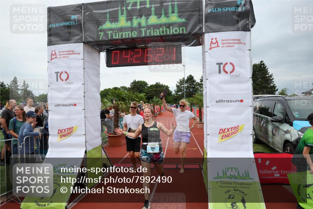 15.06.2025 - 7 Türme Triathlon Michael Strokosch http://msf.ph/oto/7992490 15.06.2025 14:26:21 Ziel 361, 665, 759, 866 meine-sportfotos.de