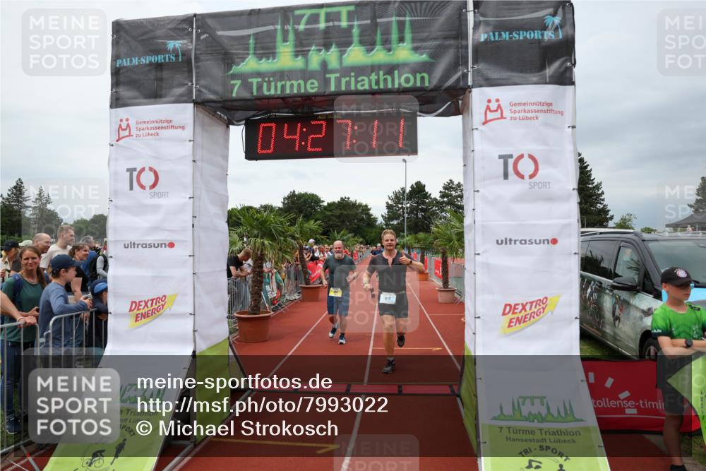 15.06.2025 - 7 Türme Triathlon Michael Strokosch http://msf.ph/oto/7993022 15.06.2025 14:27:11 Ziel 612, 794, 1040 meine-sportfotos.de
