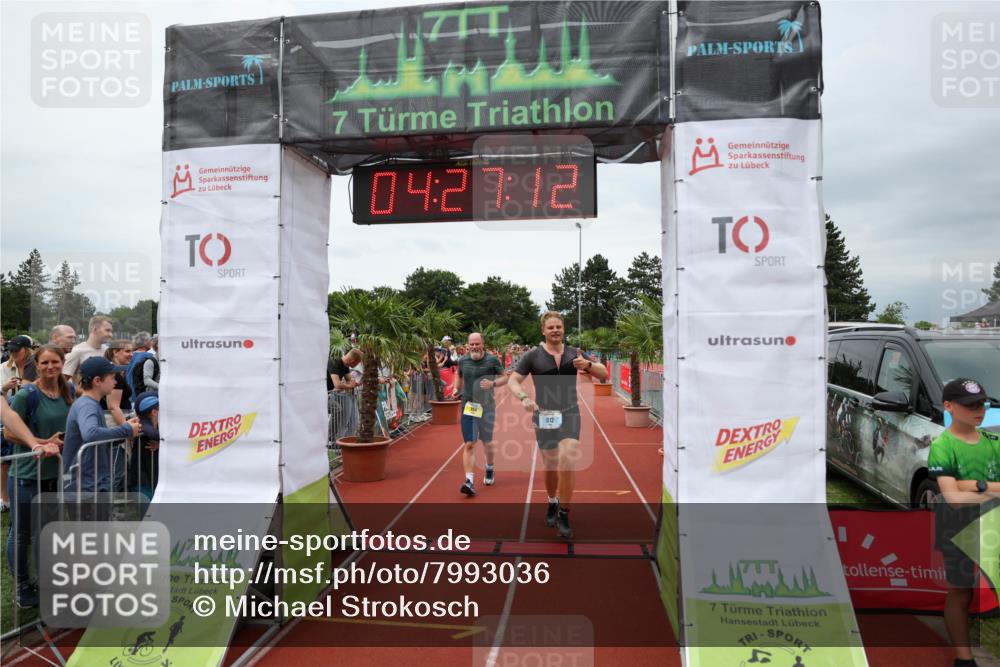15.06.2025 - 7 Türme Triathlon Michael Strokosch http://msf.ph/oto/7993036 15.06.2025 14:27:11 Ziel 612, 794, 1040 meine-sportfotos.de