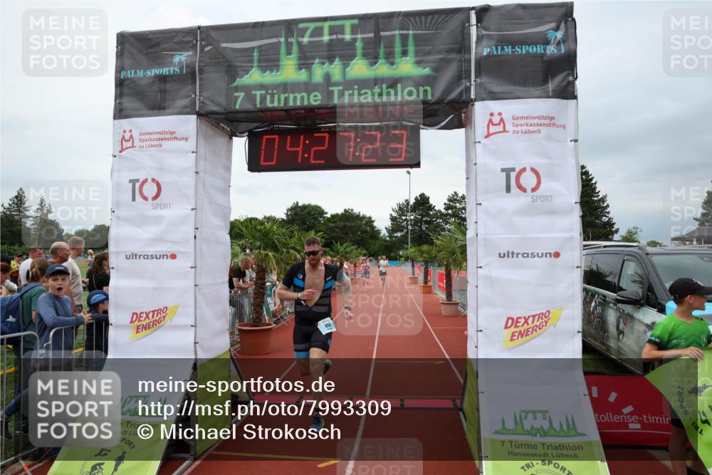 15.06.2025 - 7 Türme Triathlon Michael Strokosch http://msf.ph/oto/7993309 15.06.2025 14:27:23 Ziel 498, 621, 835, 970, 1079 meine-sportfotos.de