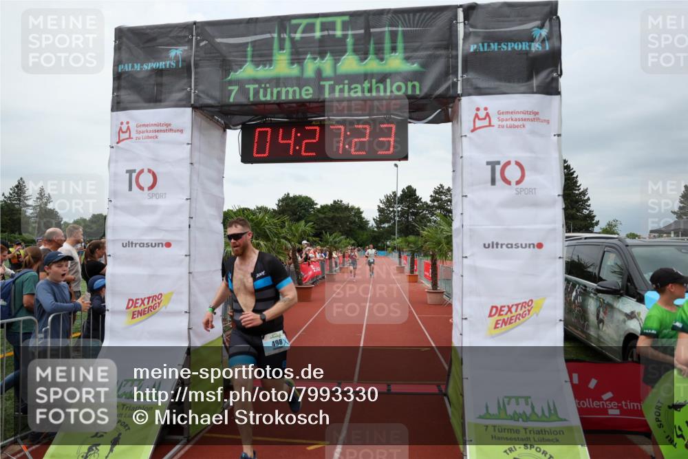15.06.2025 - 7 Türme Triathlon Michael Strokosch http://msf.ph/oto/7993330 15.06.2025 14:27:23 Ziel 498, 621, 835, 970, 1079 meine-sportfotos.de