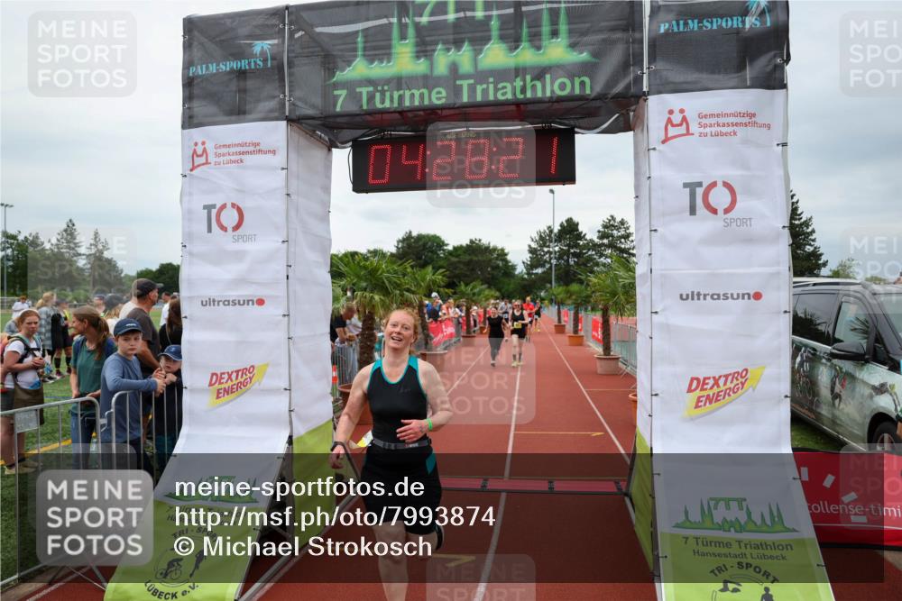 15.06.2025 - 7 Türme Triathlon Michael Strokosch http://msf.ph/oto/7993874 15.06.2025 14:28:21 Ziel 799, 831, 1163 meine-sportfotos.de
