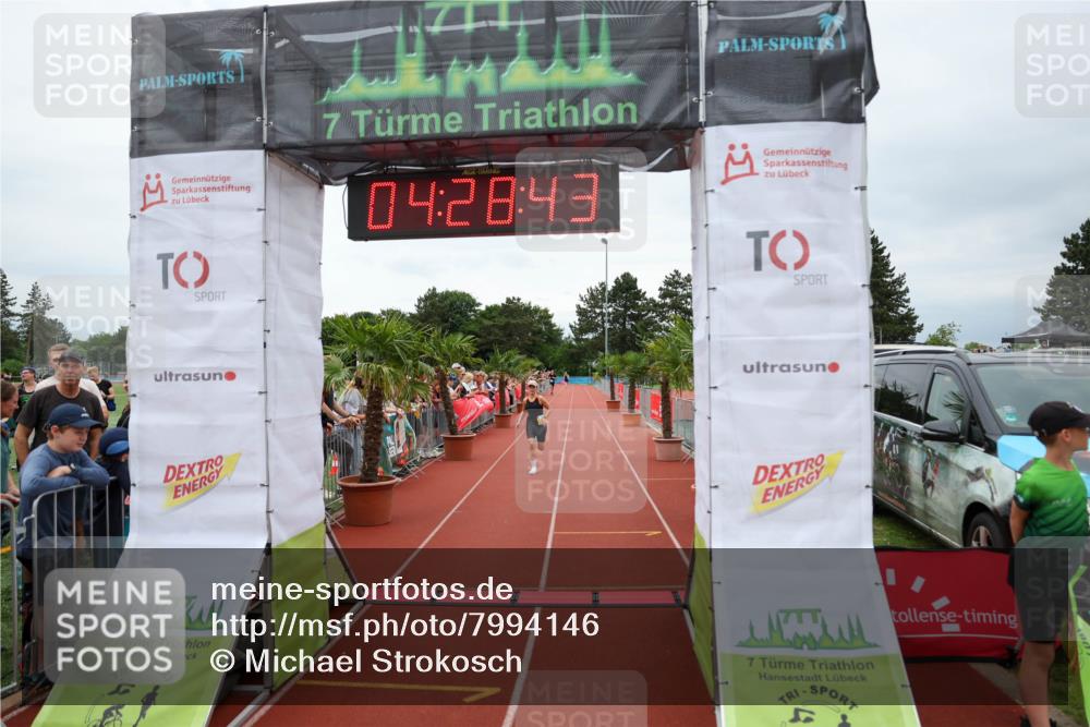 15.06.2025 - 7 Türme Triathlon Michael Strokosch http://msf.ph/oto/7994146 15.06.2025 14:28:43 Ziel 1053 meine-sportfotos.de