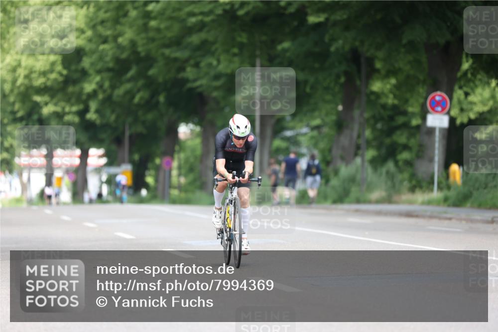 15.06.2025 - 7 Türme Triathlon Yannick Fuchs http://msf.ph/oto/7994369 15.06.2025 12:10:26 Radfahren  meine-sportfotos.de