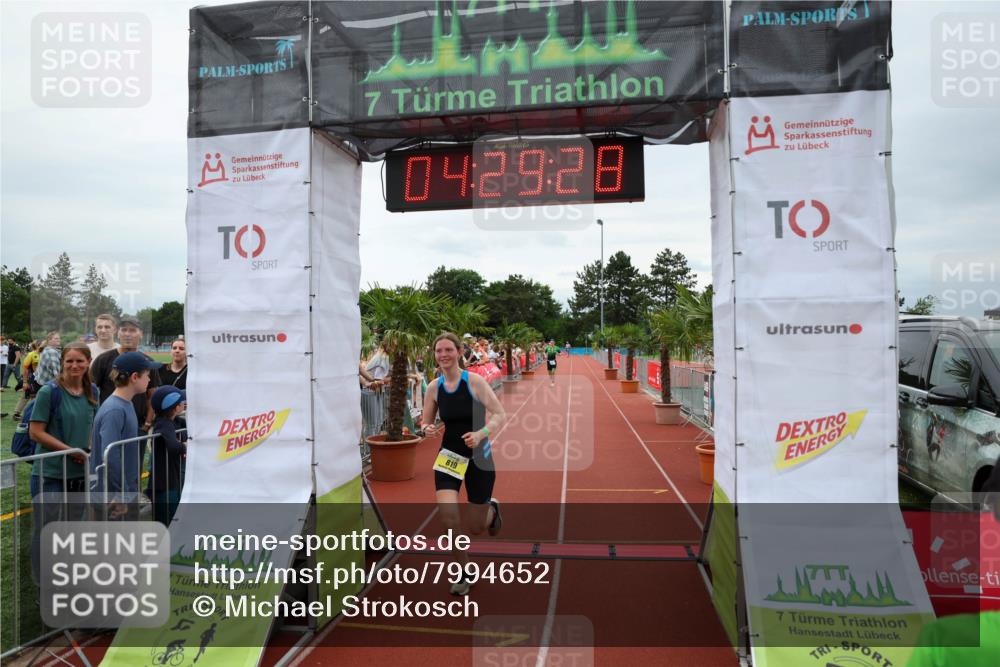 15.06.2025 - 7 Türme Triathlon Michael Strokosch http://msf.ph/oto/7994652 15.06.2025 14:29:28 Ziel 626, 819 meine-sportfotos.de