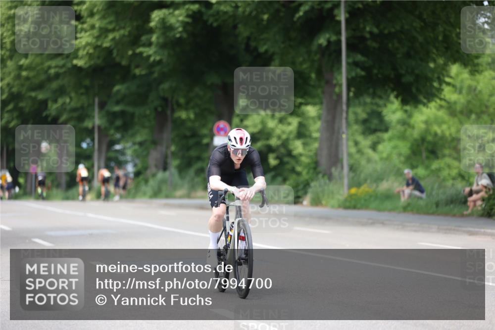 15.06.2025 - 7 Türme Triathlon Yannick Fuchs http://msf.ph/oto/7994700 15.06.2025 13:09:39 Radfahren 607, 705 meine-sportfotos.de