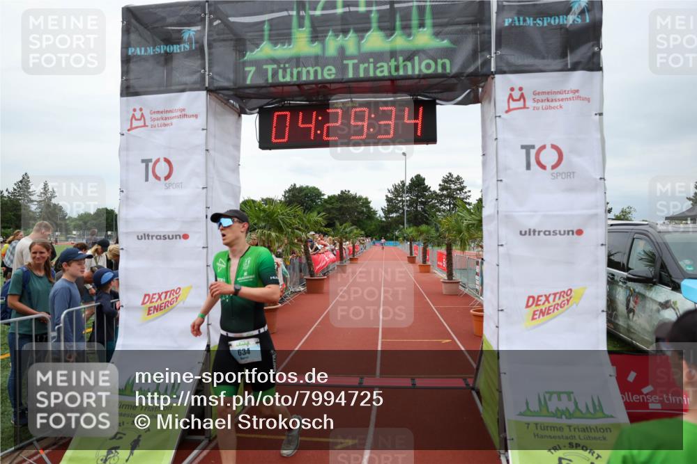 15.06.2025 - 7 Türme Triathlon Michael Strokosch http://msf.ph/oto/7994725 15.06.2025 14:29:34 Ziel 634, 819 meine-sportfotos.de