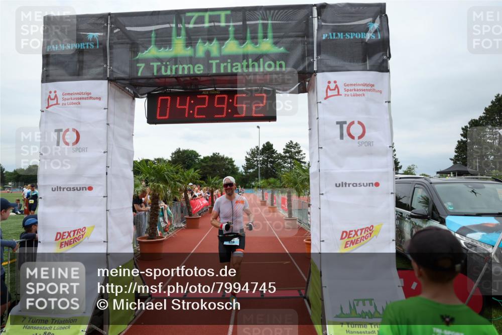 15.06.2025 - 7 Türme Triathlon Michael Strokosch http://msf.ph/oto/7994745 15.06.2025 14:29:51 Ziel 538 meine-sportfotos.de