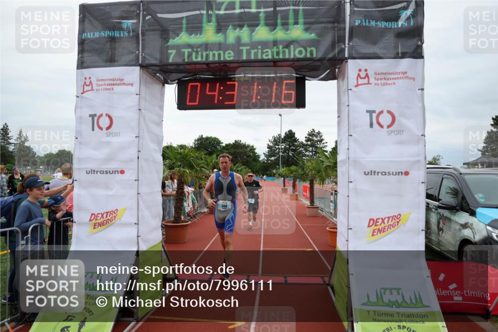 15.06.2025 - 7 Türme Triathlon Michael Strokosch http://msf.ph/oto/7996111 15.06.2025 14:31:16 Ziel 384, 568 meine-sportfotos.de