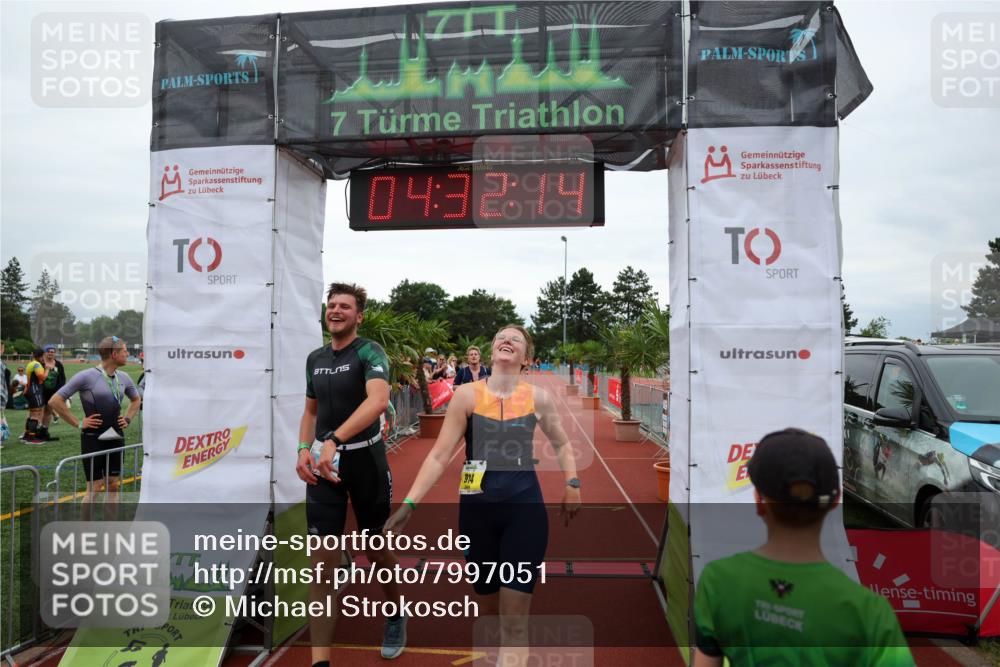 15.06.2025 - 7 Türme Triathlon Michael Strokosch http://msf.ph/oto/7997051 15.06.2025 14:32:13 Ziel 376, 492, 500, 914 meine-sportfotos.de