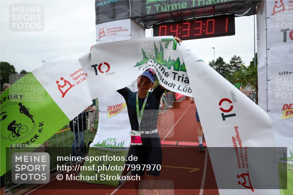 15.06.2025 - 7 Türme Triathlon Michael Strokosch http://msf.ph/oto/7997970 15.06.2025 14:33:01 Ziel 527, 654 meine-sportfotos.de