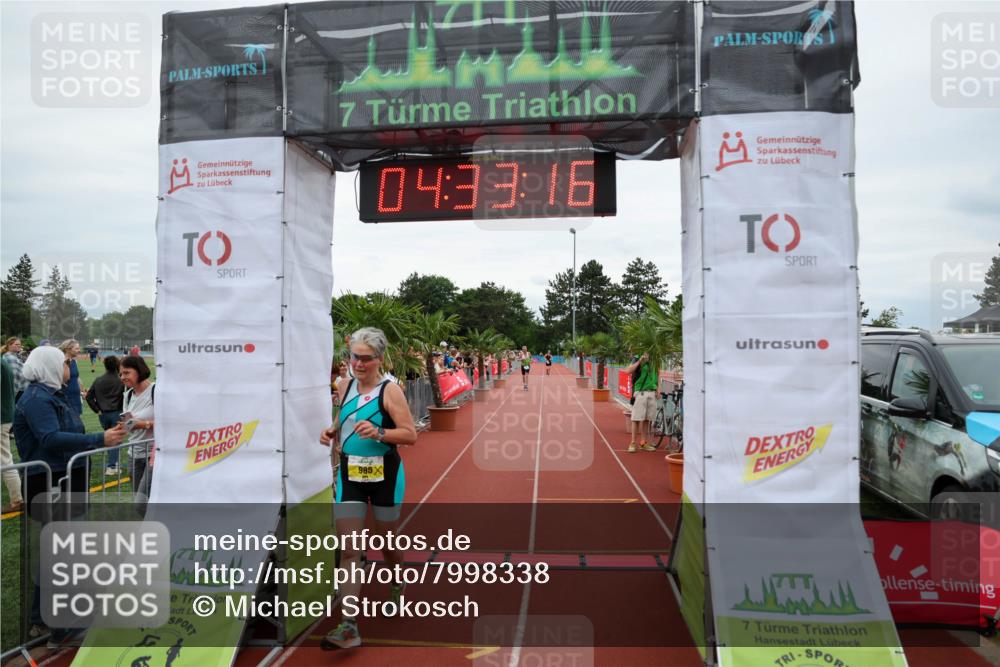 15.06.2025 - 7 Türme Triathlon Michael Strokosch http://msf.ph/oto/7998338 15.06.2025 14:33:16 Ziel 603, 909, 985 meine-sportfotos.de