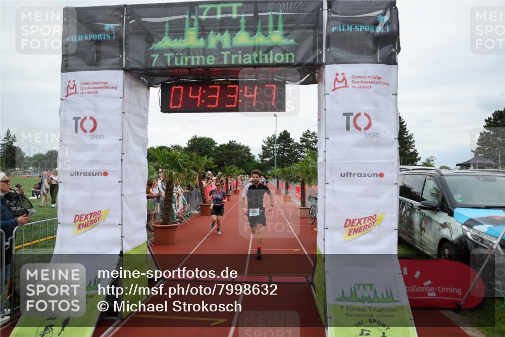 15.06.2025 - 7 Türme Triathlon Michael Strokosch http://msf.ph/oto/7998632 15.06.2025 14:33:46 Ziel 469, 728, 844 meine-sportfotos.de