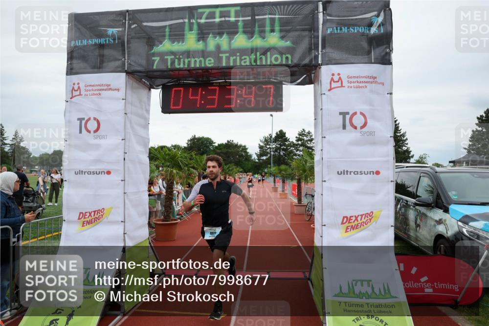 15.06.2025 - 7 Türme Triathlon Michael Strokosch http://msf.ph/oto/7998677 15.06.2025 14:33:47 Ziel 469, 728, 844 meine-sportfotos.de