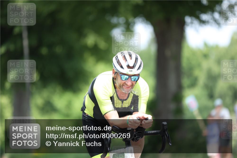 15.06.2025 - 7 Türme Triathlon Yannick Fuchs http://msf.ph/oto/8000269 15.06.2025 12:24:52 Radfahren 203, 339, 499 meine-sportfotos.de