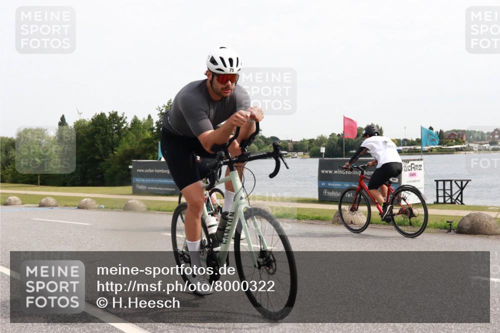 15.06.2025 - 27. Vierlanden-Triathlon H.Heesch http://msf.ph/oto/8000322 15.06.2025 10:27:47 Radfahren 75, 100, 529, 552 meine-sportfotos.de