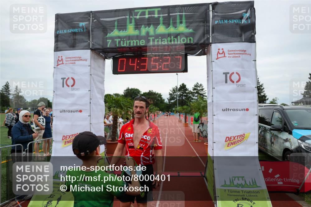15.06.2025 - 7 Türme Triathlon Michael Strokosch http://msf.ph/oto/8000401 15.06.2025 14:35:27 Ziel 582 meine-sportfotos.de