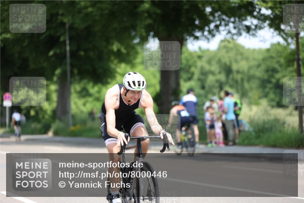15.06.2025 - 7 Türme Triathlon Yannick Fuchs http://msf.ph/oto/8000446 15.06.2025 12:25:15 Radfahren 316, 624 meine-sportfotos.de