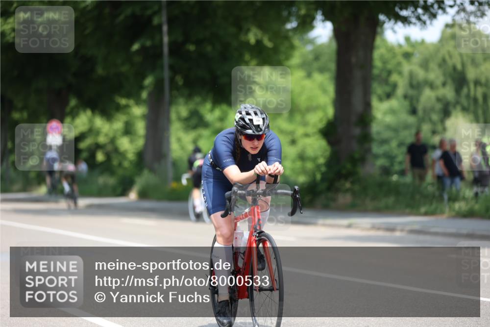 15.06.2025 - 7 Türme Triathlon Yannick Fuchs http://msf.ph/oto/8000533 15.06.2025 12:25:31 Radfahren 298 meine-sportfotos.de