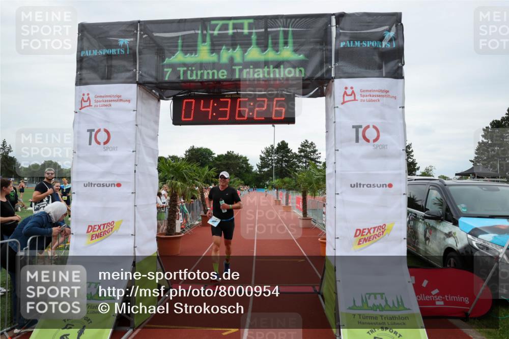 15.06.2025 - 7 Türme Triathlon Michael Strokosch http://msf.ph/oto/8000954 15.06.2025 14:36:26 Ziel 522 meine-sportfotos.de