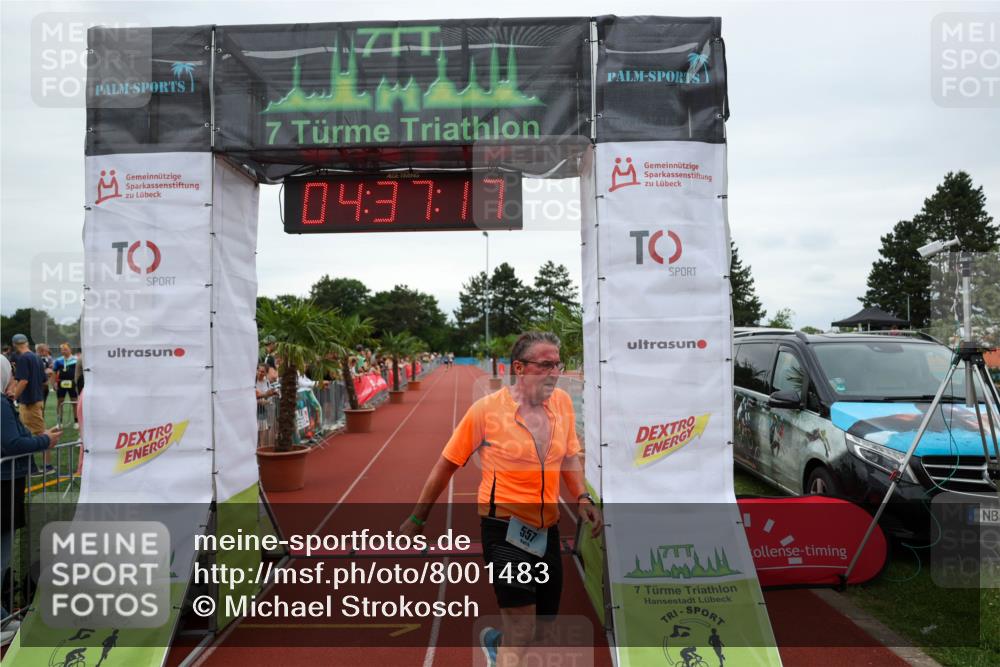 15.06.2025 - 7 Türme Triathlon Michael Strokosch http://msf.ph/oto/8001483 15.06.2025 14:37:17 Ziel 557 meine-sportfotos.de