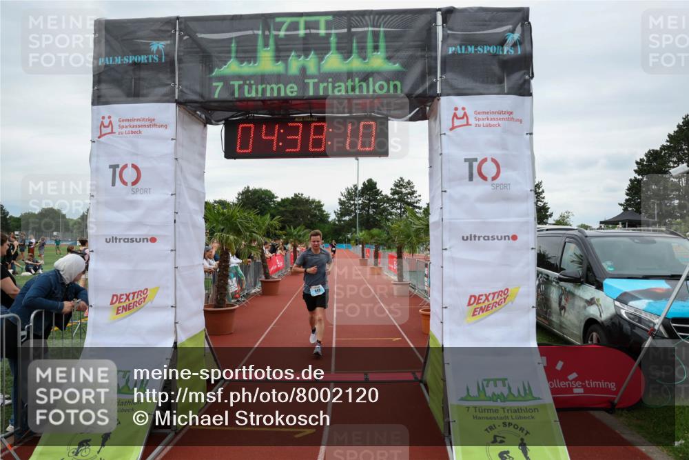 15.06.2025 - 7 Türme Triathlon Michael Strokosch http://msf.ph/oto/8002120 15.06.2025 14:38:09 Ziel 643 meine-sportfotos.de